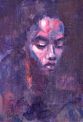 Face It by Toby Mulligan - Original Painting, Canvas on Board sized 5x7 inches. Available from Whitewall Galleries